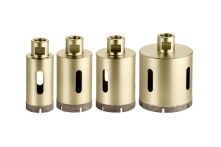 Metabo Fliesen-Diamantbohrkronen-Set Dry, 4-teilig, M14 (628319000)