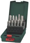 Metabo Hartmetall-Fräser-Set, Schaft 6 mm, 10-teilig (628404000)