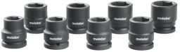 Metabo Steckschlüsselsatz 8-teilig für Schlagschrauber 3/4 Zoll (628834000)