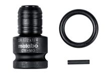 Metabo Schlagadapter 1/2 auf 1/4 E6,3, 3-teilig, inkl. Sicherungsring- und Stift (628837000)