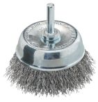 Metabo Topfbürste 50x0,3 mm/ 6 mm, Stahldraht gewellt, Schaft mit 6mm (626790000)