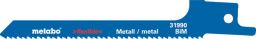 Metabo 5 Säbelsägeblätter, Metall, Serie flexible, 100x 0,9 mm, BiM, 1,8 mm/ 14 TPI (631990000)
