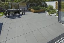Metten Betonstein Terrassenplatte PLATINUM CleanTop Silbergrau 80x40x3,9 cm