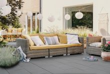Metten Betonstein Terrassenplatte SPRING TADAO Dunkelgrau