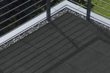 Metten Naturstein Terrassenplatte NERO ASSOLUTO samtiert, Kanten gesägt, Stärke 3 cm
