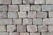 Metten Naturstein Pflaster GRANIT Altpflaster Rot-Braun-Grau  gespalten
