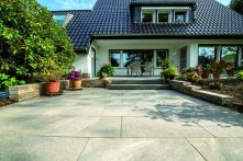 Metten Keramik Terrassenplatte LITHOCERA XXL Gneis Weiß Geadert,  Stärke 2 cm - LxB: 240x120 cm