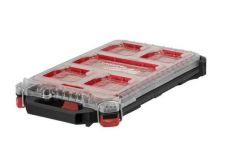 Milwaukee Organiser PACKOUT  Slim Compact inkl. Sortierboxen