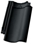 Nelskamp Hohlfalzziegel H10 schwarz edelengobiert (Tondachziegel)