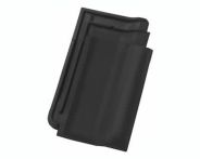 Nelskamp Flachdachziegel F14 altschwarz engobiert (Tondachziegel)