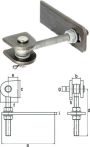 NW Verstellbares Torband 135x19x44x120x 25x45x12x6mm STA roh Btl.GAH (3000255575)