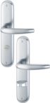 NW Langschildgarnitur Atlanta 1530/273P Alu. F1 Bad SK/OL 78mm DIN L/R (3000252610)