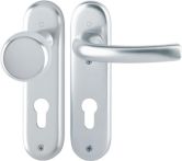 NW Kurzschildgarnitur Tôkyô 53/273KP/1710 Alu.F1 PZ Wechselgrt.HOPPE (3000252602)