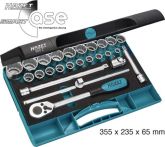 NW Steckschlüssel-Satz 900Z 25-tlg.Antrieb 1/2Zoll metrisch in Smart Case (4000822782)
