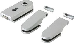 NW Glastürbeschlag STUDIO Rondo LM silber elox.PZ DIN L/R (3000254439)