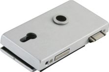 NW Glastürschloss OFFICE Classic LM silber elox.PZ DIN li. (3000254489)