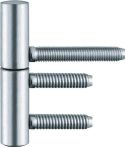 NW Einbohrband BAKA B 1-15 2-tlg. topzink 40kg DIN L/R Holztüren (3000255700)
