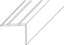 NW LM-Treppenwinkel 25x20mm L.1000mm Alu. silberf. elox. eins. gel. (3000259542)