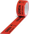 NW Warnklebeband PP,Oben L.66 m,B.50mm rot Rl. (3000265564)