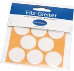 NW Filzgleiter 28mm Filz weiß selbstkl. (3000271015)