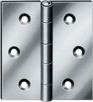 NW Scharnier H.30mm B.30mm S.0,9mm STA blau verz.gerollt,ktg.VORMANN (3000272140)