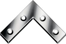 NW Flachwinkel L.75x75mm B.12mm S.1,5mm STA blau verz.VORMANN (3000272443)