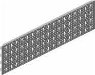 NW Stahl-Lochplatte Material STA weiß L.800mm B.200mm Element-System (3000274303)