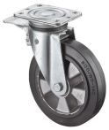 NW Schwerlast-Lenkrolle D.125mm Trgf.200kg m.Feststeller Gum.105mm 85mm (3000275448)