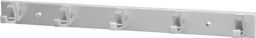 NW Handtuchhaken-Leiste 5 Hak.H.33mm L.360mm Alu.silberf.elox.A.33,5mm (3000283283)