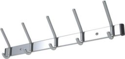 NW Wandgarderobe Alu.F1 naturf.7 Hut-/7 Mantelh.L.1000mm Hakenabstand 150mm (3000284071)