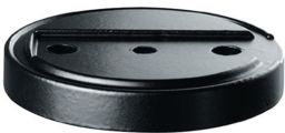 NW Unterlage Alu. schwarz D.75mm H.10mm f. Art. 3316002015/16 FSB (3316002017)