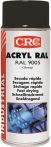 NW Farb-Schutzlack-Spray ACRYL RAL tiefschwarz glänz. RAL 9005 400 ml Spraydose CRC (4000349216)