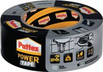 NW Gewebeband Power-Tape silber-grau L.50m B.50mm Rl.PATTEX (4000353091)