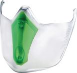 NW Visier 6x3 PC Halterung: rauch/grün,Visier: getönt EN 166b (4000370008)