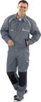 NW Bundjacke Canvas 320 Gr.46 grau/schwarz 65% PES/35% CO (4000375340)