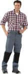 NW Bundhose Canvas 320 Gr.60 grau/schwarz 65% PES/35% CO PLANAM (4000375357)