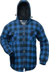NW Thermohemd Alberta Gr. M blau/schwarz kariert 100% CO/Webfell: 100%PC (4000377460)