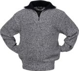 NW Pullover Gr.M schwarz/weiß-meliert 100% PES (4000377545)