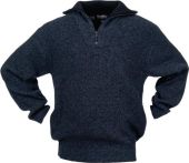 NW Pullover Gr.M schwarz/blau-meliert 100% PES (4000377550)