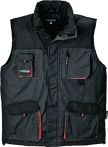 NW Weste Gr. L dunkelgrau/schwarz/orange 65% CO/35% PES TERRATREND (4000378041)