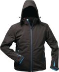 NW Wintersoftshelljacke Uranos Gr.S schwarz/blau 96% PES/4% EL (4000378399)