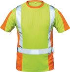 NW Warnschutz T-Shirt Utrecht Gr.M gelb/orange 75% PES/25% CO FELDTMANN (4000378481)