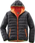 NW Herren Steppjacke Terrax Workwear Gr.M schwarz/limette 100% PES (4000379410)