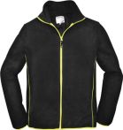 NW Herren Fleecejacke Gr.M schwarz/limette 100%PES (4000379415)