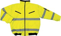 NW Warnschutz-Pilotenjacke Gr. L gelb 100% PES (4000380421)