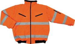 NW Warnschutz-Pilotenjacke Gr. L orange 100% PES (4000380431)