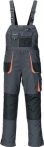 NW Herrenlatzhose Gr.48 dunkelgrau/schwarz/orange 65% PES/35% CO TERRATREND (4000381124)