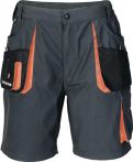 NW Herrenshorts Gr. 48 dunkelgrau/schwarz/orange 65% PES/35% CO TERRATREND (4000381148)