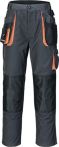 NW Herrenhose Gr. 46 dunkelgrau/schwarz/orange 65% PES/35% CO (4000381183)