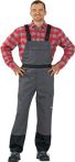 NW Schweißerschutz-Latzhose Weld Shield Gr. 46 grau/schwarz (4000381660)